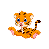 Нашивка для ПБ и полотенец Тигр